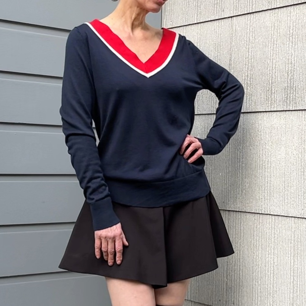 Silk & Cashmere VNeck Sweater